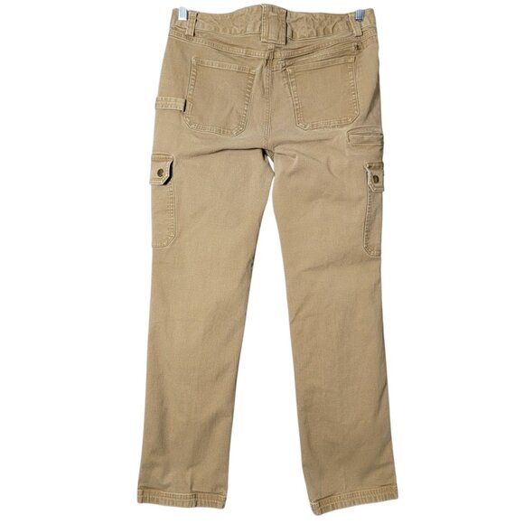 Duluth Womens Tan Curvesetter Waistband Pants 8x33 Carpenter Work Cargo Outdoor - Picture 4 of 12